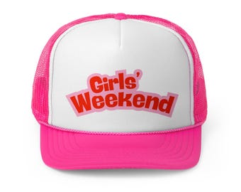 Cappello da camionista per ragazze, weekend e viaggio per ragazze