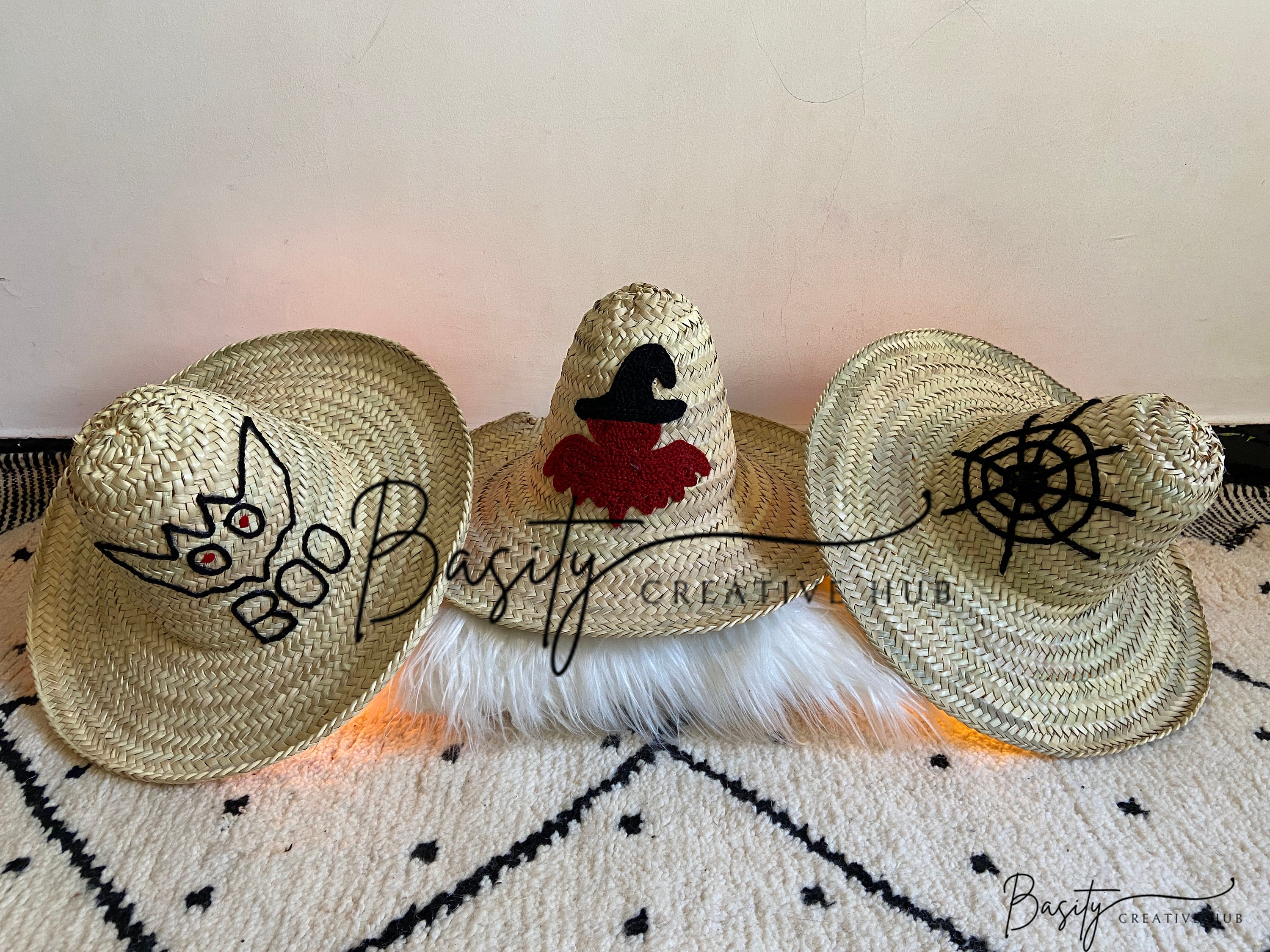 Personalized Hat, witch hat - Halloween headwear, witch attire, pumpkin-themed hats, monogrammed hats, and adult Halloween headpiece.