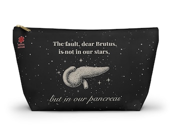 Funny Diabetes Insulin Carry Pouch, Medical Supply Bag, Accessories Organizer, T-bottom Case, Medical Device Storage, Insulin Travel Kit