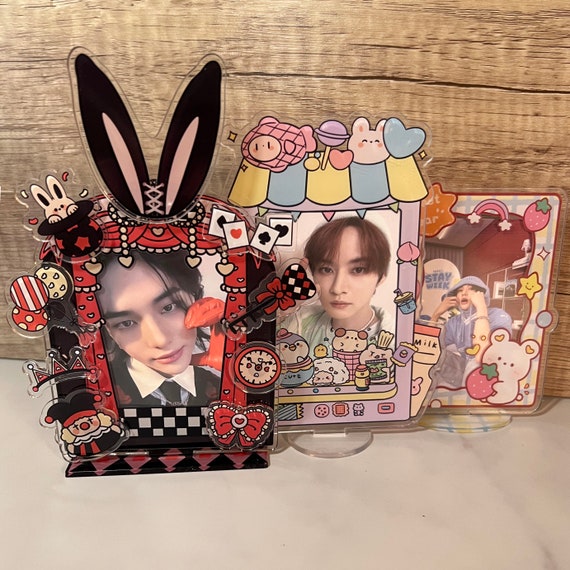 Acrylic Kpop Photocard Frame - Polaroid Photo Holder Standee