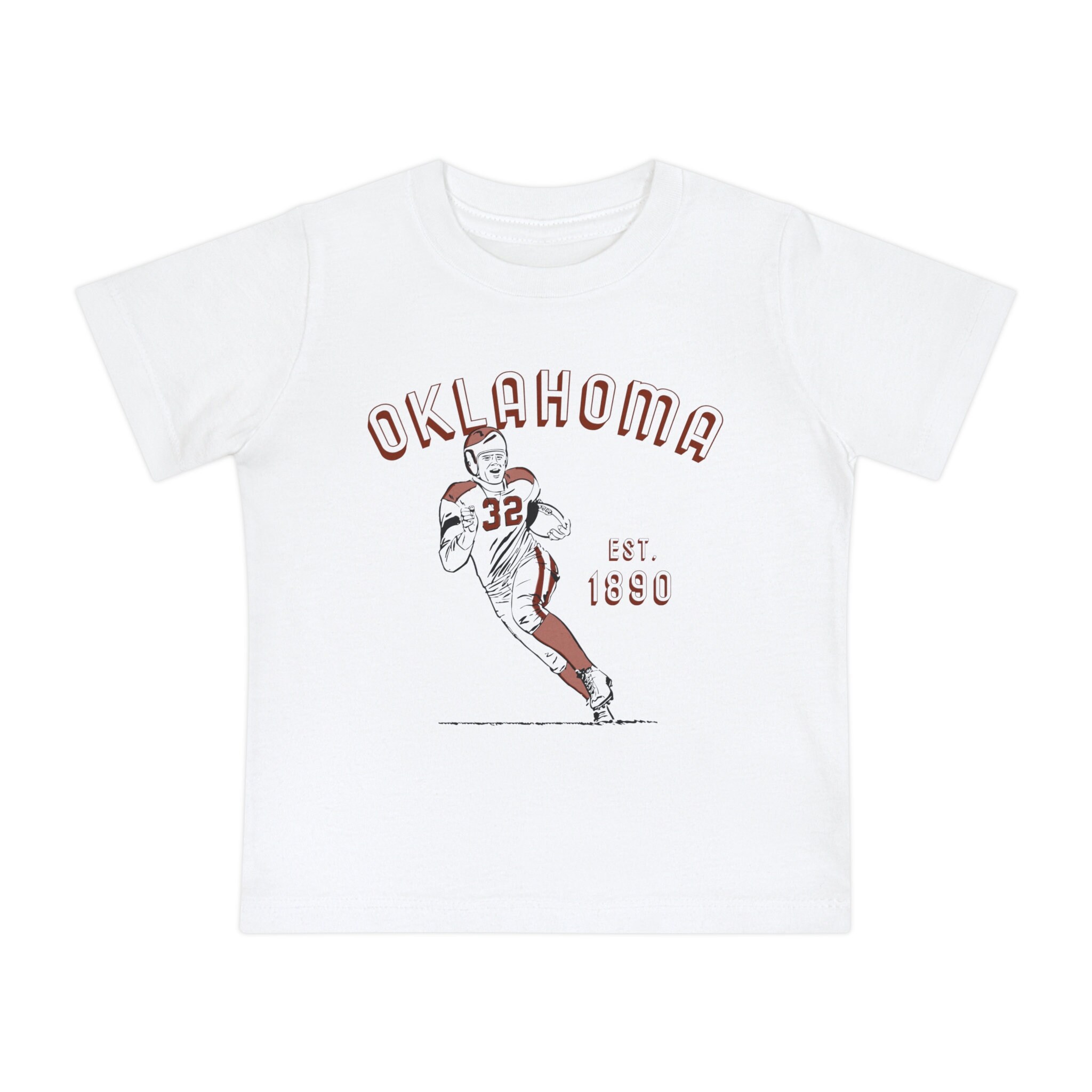 Vintage Oklahoma University OU Football Baby Toddler T Shirt Etsy