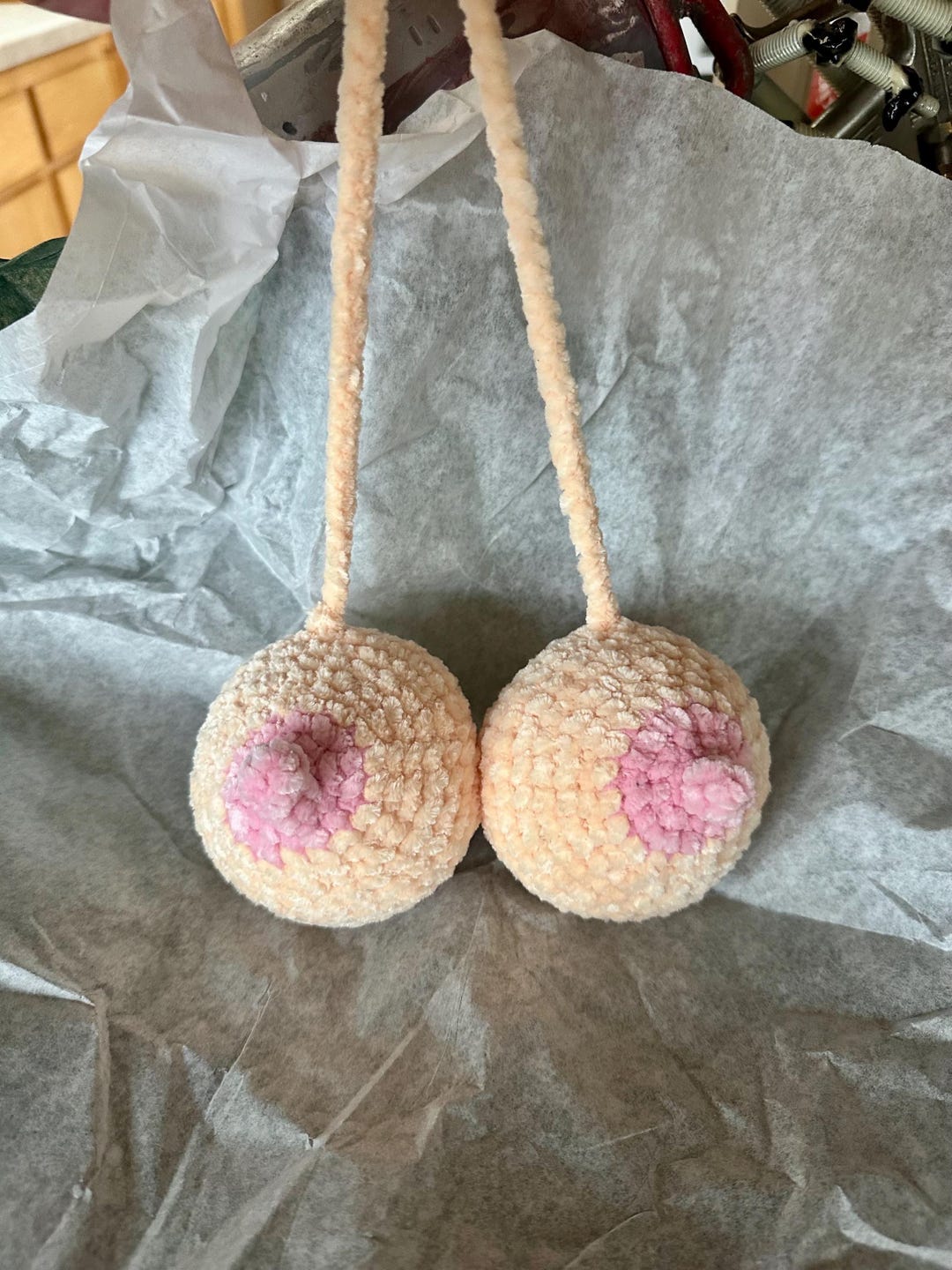 Dangling Tata's Rear View Mirror Hangers Pattern Etsy