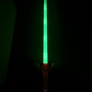 Bright Green Glowing Blade