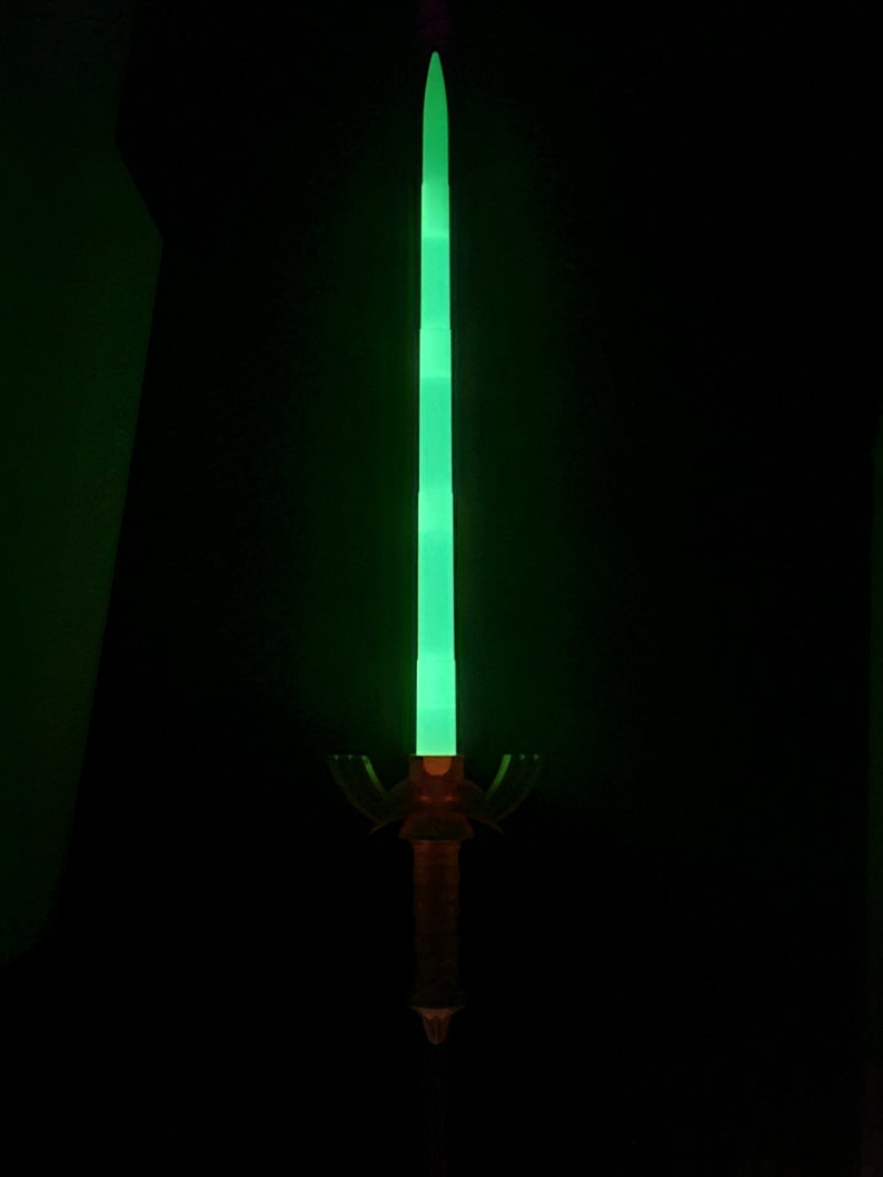 Bright Green Glowing Blade