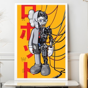 ポスター】KAWS(カウズ)20 ベアブリック(A1サイズ) Kaws Japan