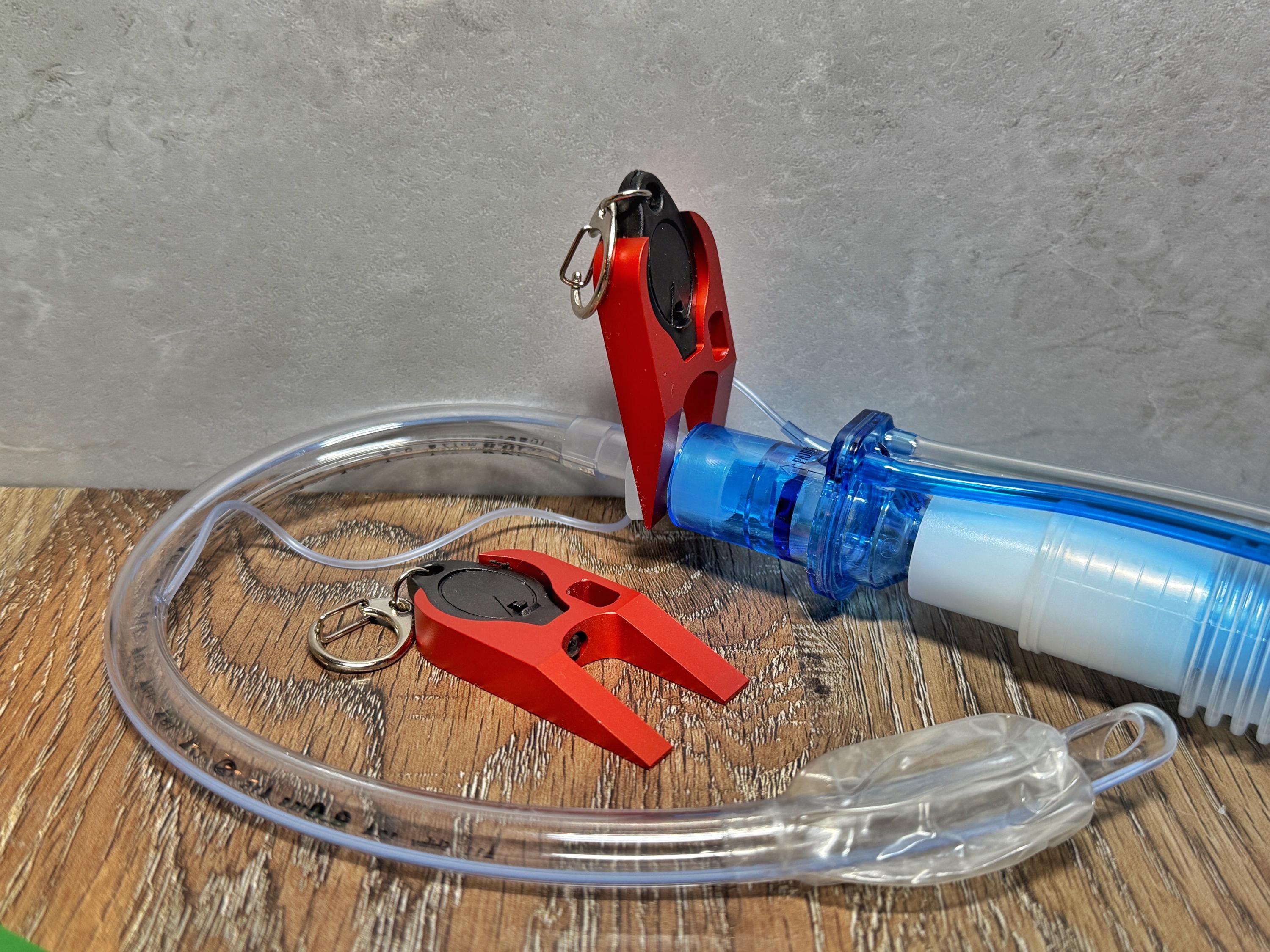 Metal Airway Tube Ramp Tool – O2 Key, LED Flashlight, Wrench