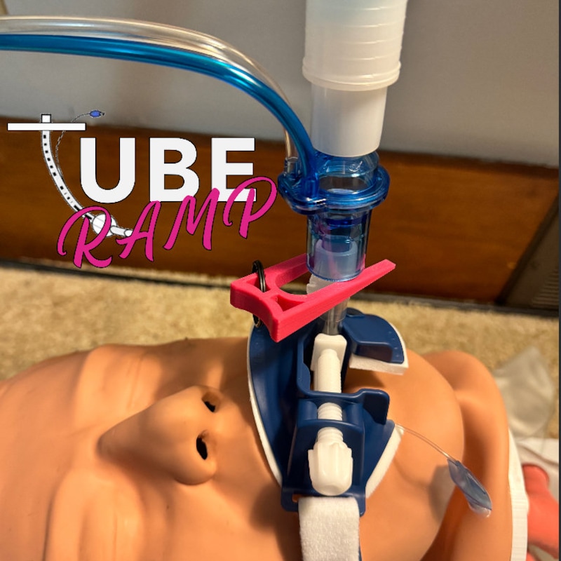 Tube Ramp. Endotracheal Tube / Tracheostomy Airway Tool For Respiratory Therapists, Nurses, Critical Care Transport, or Caregiver