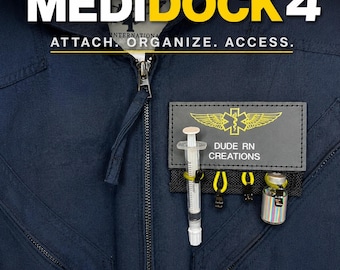 MediDock 4. Universeller Spritzen- und Fläschchenhalter