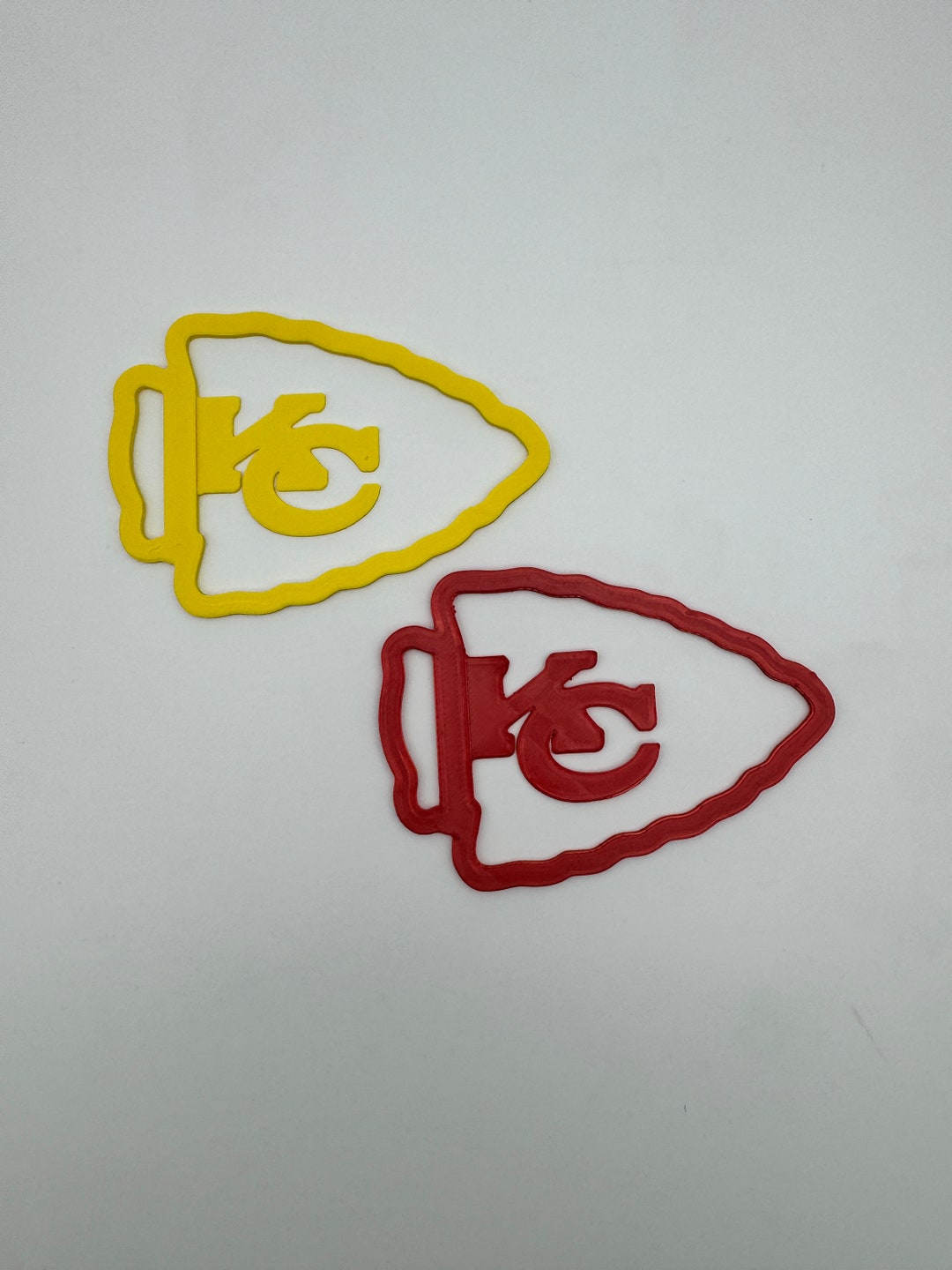 Kansas City Chiefs Bookmark. Red &amp; Yellow 2 Pack Great for - Etsy