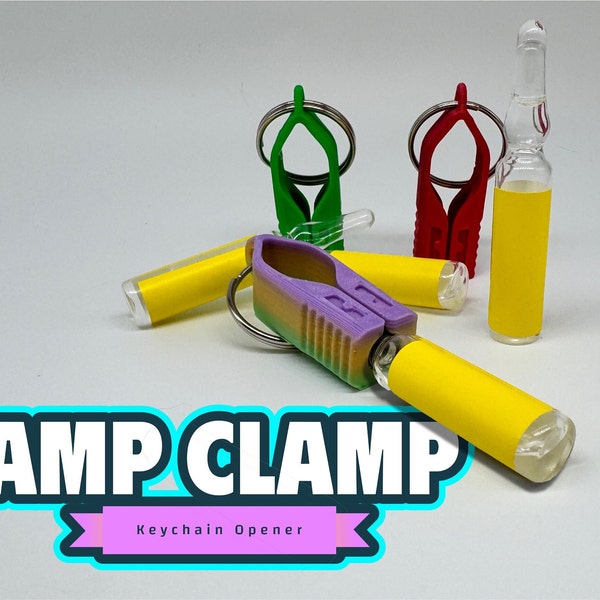 Amp Clamp. Ampul Opener Keychain For Nurses, Pharmacists, EMS, Medical Professionals, And More!