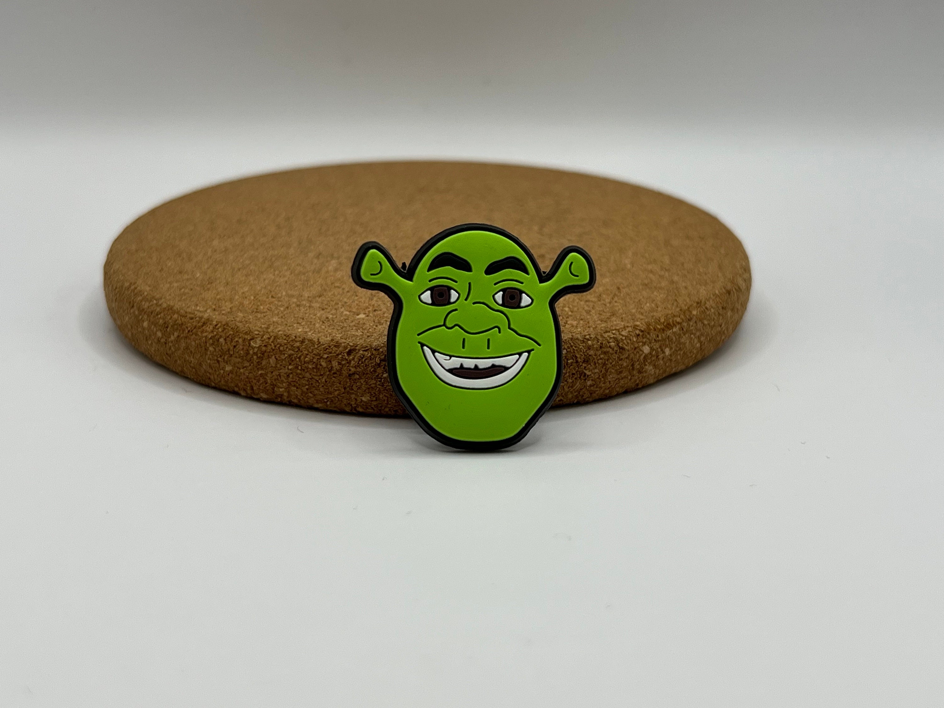 Shrek Ear Shoe Charms, 8 peças de brincos de animais para