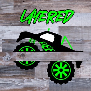 Monogram | Monster Truck Svg | Monster Truck Png | Truck Svg | Off Road Svg | Cricut | Silhouette | Instant download | Digital Download
