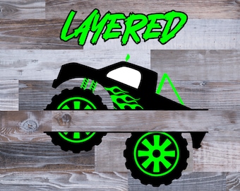Monogram | Monster Truck Svg | Monster Truck Png | Truck Svg | Off Road Svg | Cricut | Silhouette | Instant download | Digital Download