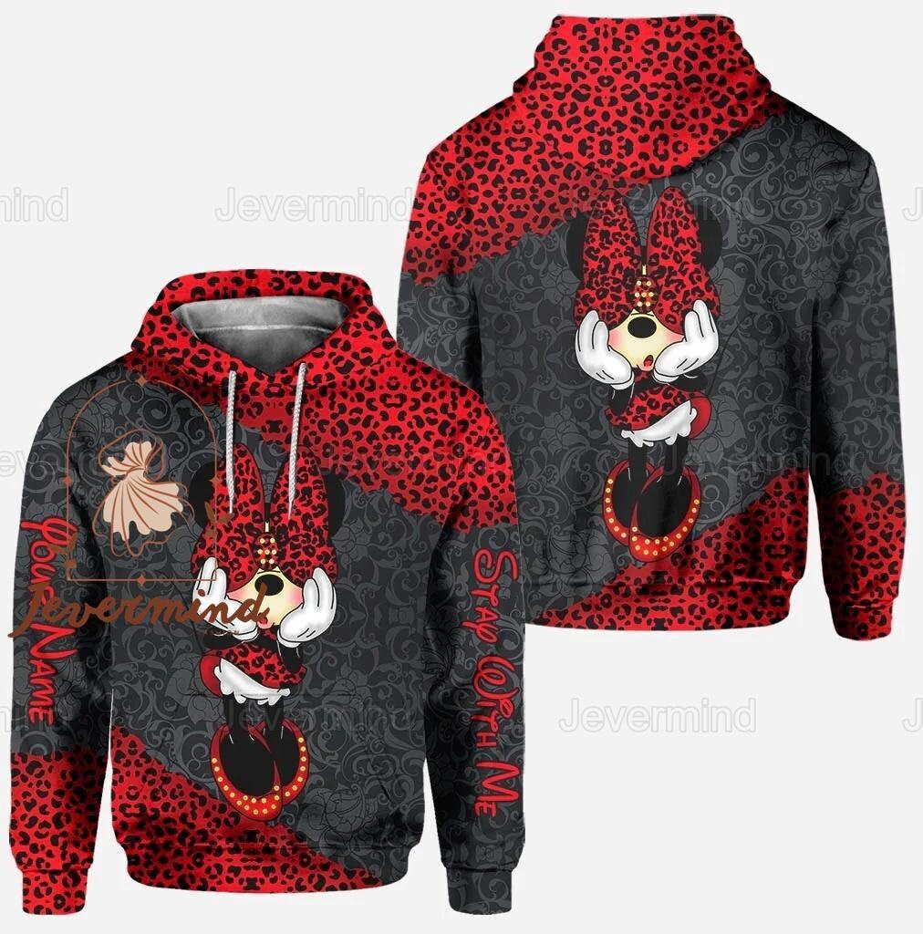 Discover Christmas Minnie Hoodie, Minnie Hoodie, Disney Minnie Hoodie, Minnie Mouse Hoodie, Minnie Leggings Women, Personalized Minnie Hoodie