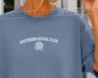 Southern Social Club Shirt Boat Season T Shirt Lake Days Tee Oversized Lake Vacation Coastal Granddaughter Comfort Colors® Lake Days Shirt