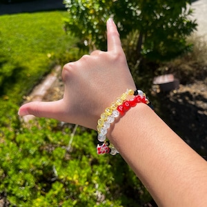 deadpool & wolverine friendship bracelets - handmade