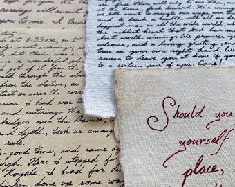 Custom handwritten D&D/TTRPG prop, letter, document