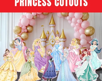 Princess Birthday Party Yard Sign: Weatherproof Coroplast Cutouts