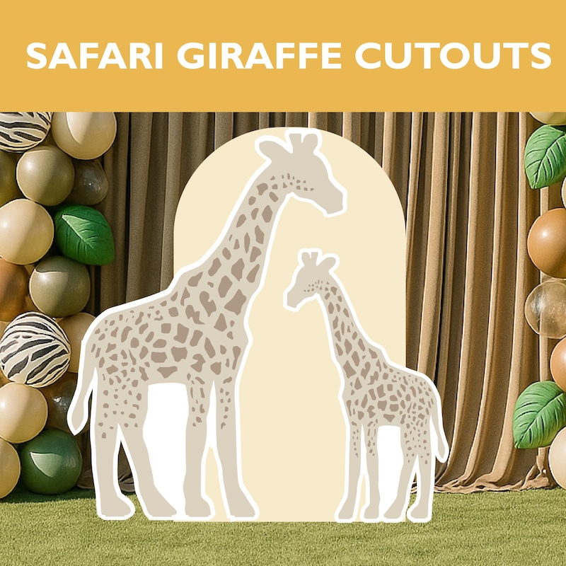 The Party Giraffe Safari Decoration