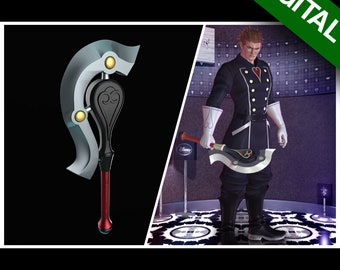 リクのブレイブハート風キーブレードコスプレ小道具キット キングダム