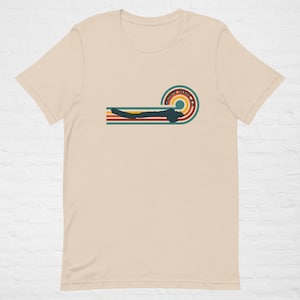 Adult, Retro Swirl, Galiano Island, B.C., Unisex t-shirt
