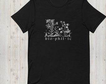 Biofiel, natuur, biologie, uniseks T-shirt