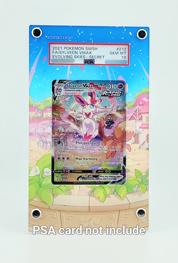 sylveon graded card Charizard 151 199/165 PSA Slab Extended Art Aluminum Case – Pokemon Gr –  PukaSlab main image 0