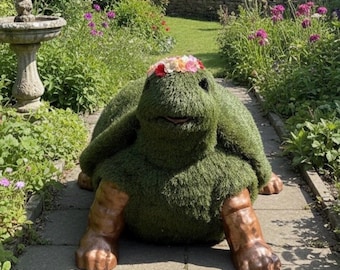 Faux Grass Turtle Garden and Yard Decoration Topiary: Outdoor