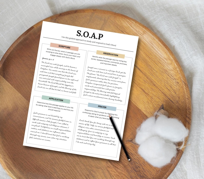 Bible Study Methods Guide, Bible Study Journal, Bible Study Templates, Scripture Mapping Notes, SOAP Method, Christian Bible Study Workbook
