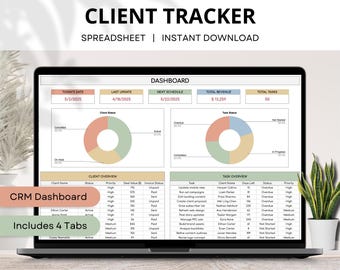 Kunden-Tracker-Kalkulationstabelle für kleine Unternehmen, Kundenmanagement, crm-Dashboard, Blei-Tracker, Aufgaben-Tracker, CMR-Vorlage Google Sheets