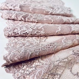 Stretch Lace | Delicate Lace | Lace trim by yard | Lace for Sewing | Lace for DIY Bra | Stretch Lace Trim | 19 cm | 7.5 inch