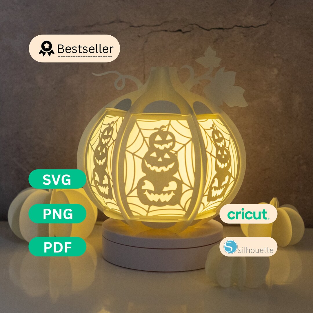 Pumpkin Lantern Template SVG PNG PDF Halloween Lantern Etsy Pumpkin Lantern Template SVG PNG PDF Halloween Lantern Etsy