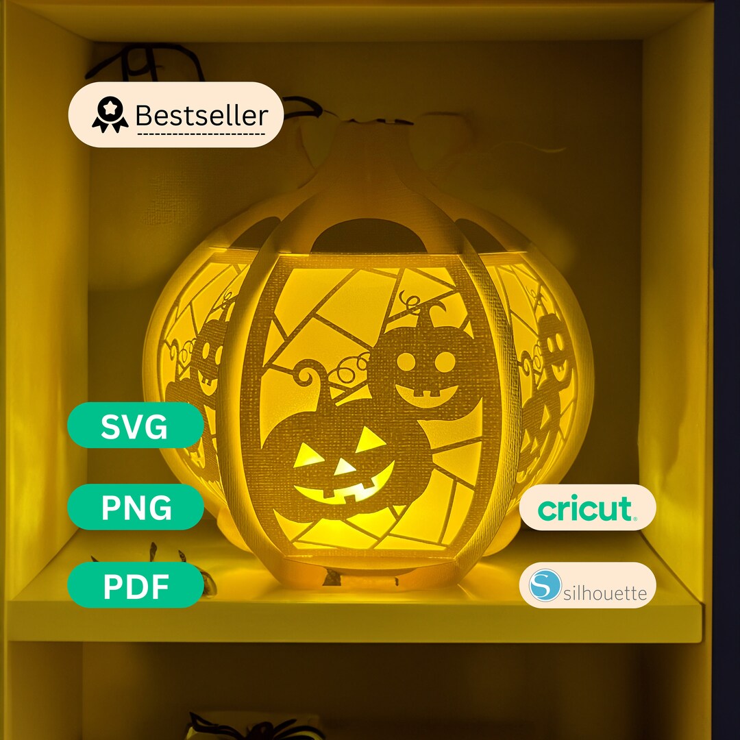 Pumpkin Lantern Template SVG PNG PDF Halloween Lantern Etsy Pumpkin Lantern Template SVG PNG PDF Halloween Lantern Etsy