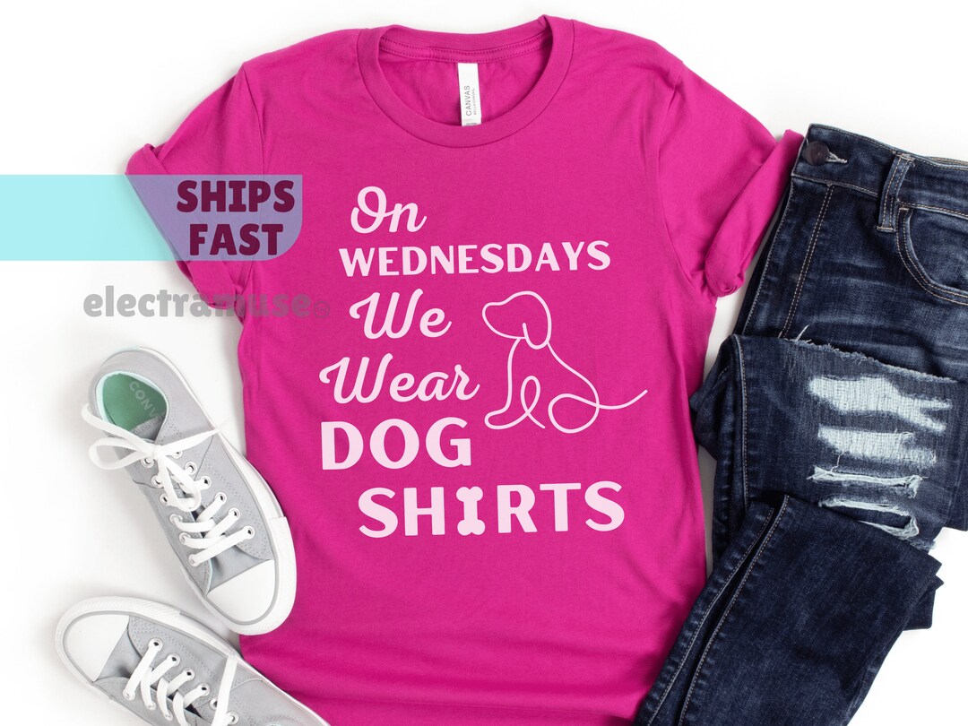 On Wednesdays We Wear Dog Shirts Matching Dog Shirts for Etsy
