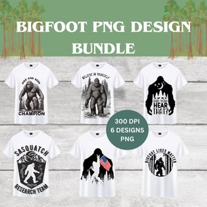 Bigfoot Bundle, Bigfoot Png Sublimation Bundle, Sasquatch Png Bundle ...