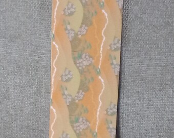 Laminated bookmark- yellow valley