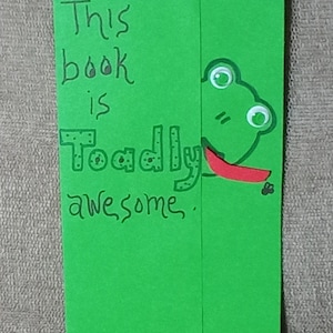 Frog/Toad bookmark