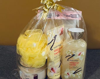 Spa day gift set for her with card and envelope