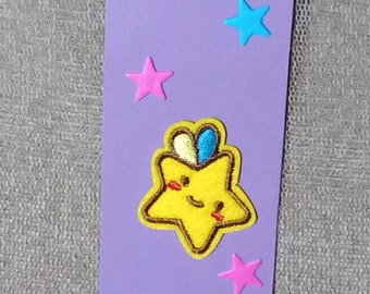 Bookmark- purple stars