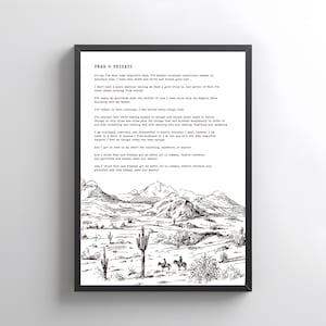 Digital download: Zach Bryan Poster, Fear and Fridays lyric