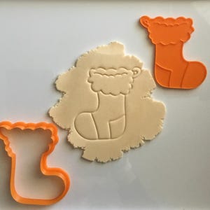 Digitale STL Dateien 95 mm Weihnachtsstrumpf Ausstecher & Prägestempel - nur 3D Druck DATEI DOWNLOAD