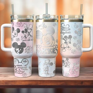 Tecknade figurer 40oz tumblerwrap png, tecknad Halloween 2 stycken 40oz tumbler png, tecknade filmer 40oz tumbler png, sublimeringsdesigner