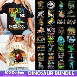 100 Dinosaur Png Bundle, Dinosaur Watercolor Png, Cartoon Dinosaur Png, Dinosaur Clipart, Cute Dinosaur Png, Baby Dinosaur, Clipart Bundle