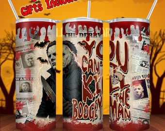 Vaso de 20 oz (Películas de terror, PNG), Envoltorio de Horror Killers (Película de terror, PNG), Vaso de película de miedo (Película de terror, PNG), Envoltorio de Halloween (Película de terror, PNG), Personajes de terror, Uso comercial
