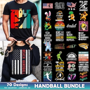 Handball Bundle Png, Handball Clipart, Handball Quote, Sport Lovers Gift, Trendy Handball 2025 Designs, Handball Sublimation, Commercial Use