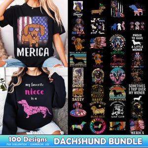 Dachshund Dog Bundle PNG, Country Dachshund Quotes, Dog Lover Gift, Western Dachshund Mom Png, Gift For Mom, Dog Mom Life Png, Pet Lover Png
