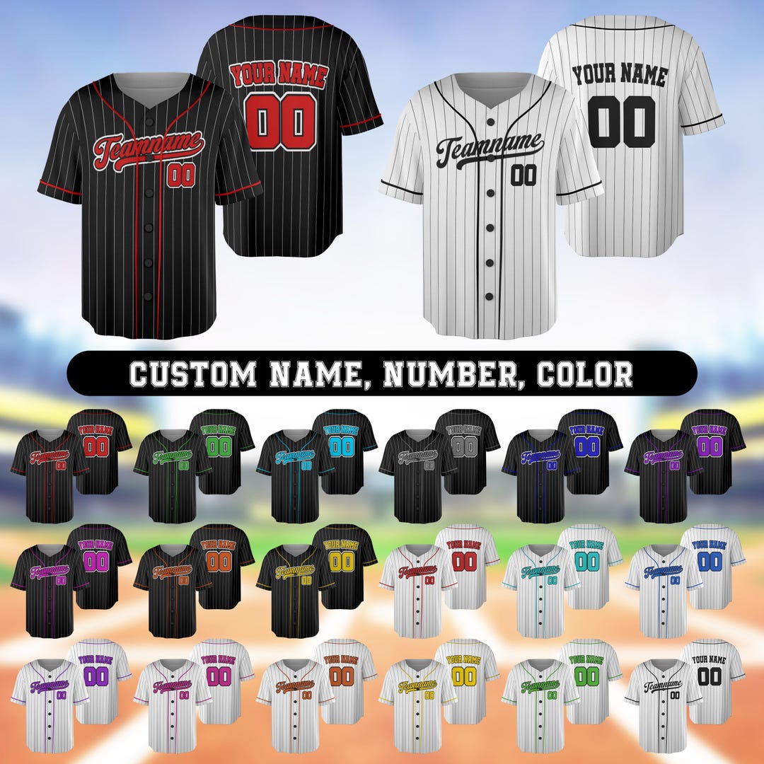 Custom Name and Number Baseball Jersey, Crop Top Baseball Jersey Custom ...