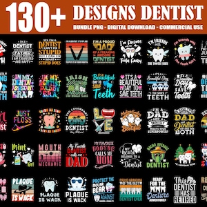 130+ Designs Dental Png Bundle, Tooth Fairy Png, Dental Hygene Png, Teeth Care Png, Dental Assistant Png, Trick Or Teeth Png, Commercial Use