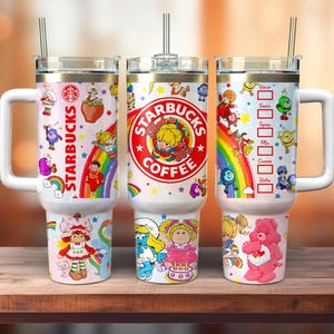 Personaggi dei cartoni animati, bicchiere da 40 oz, involucri per bicchieri da 40 oz con personaggi dei cartoni animati, 2 pezzi di Halloween, involucri per bicchieri da 40 oz con personaggi dei cartoni animati, disegni a sublimazione