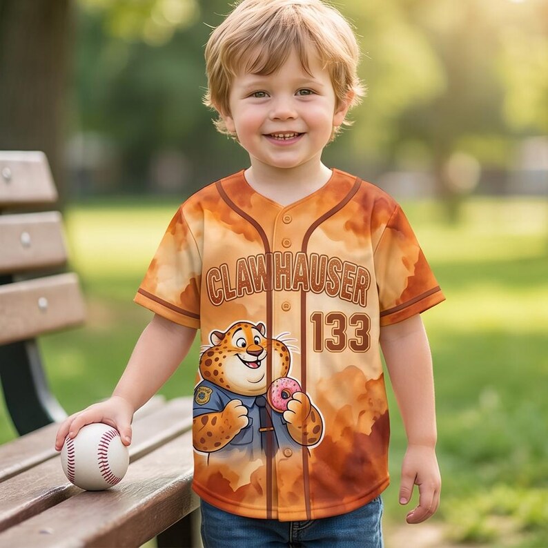 Camiseta de béisbol de Zootopia con acuarelas personalizada, regalo personalizado para amantes de Disney de Zootopia, camiseta familiar a juego personalizada, camiseta Disney personalizada 2026 imagen 8